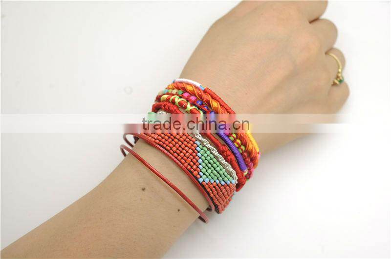 Trendy Handmade Mini Beaded Tassels Bohemian Bracelet