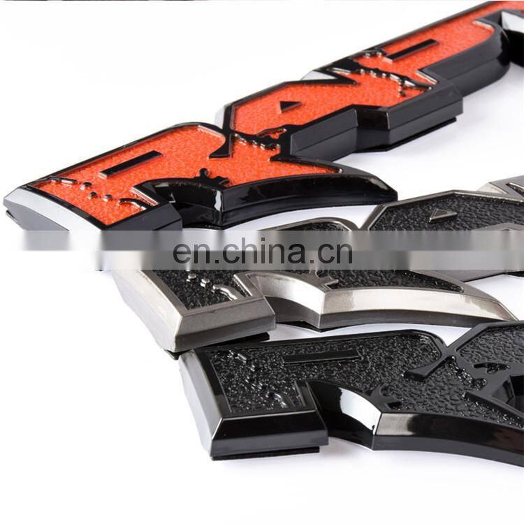 ABS Plastic Car Trunk 3D Custom Sticker Name Plate Badge Emblem Decal
