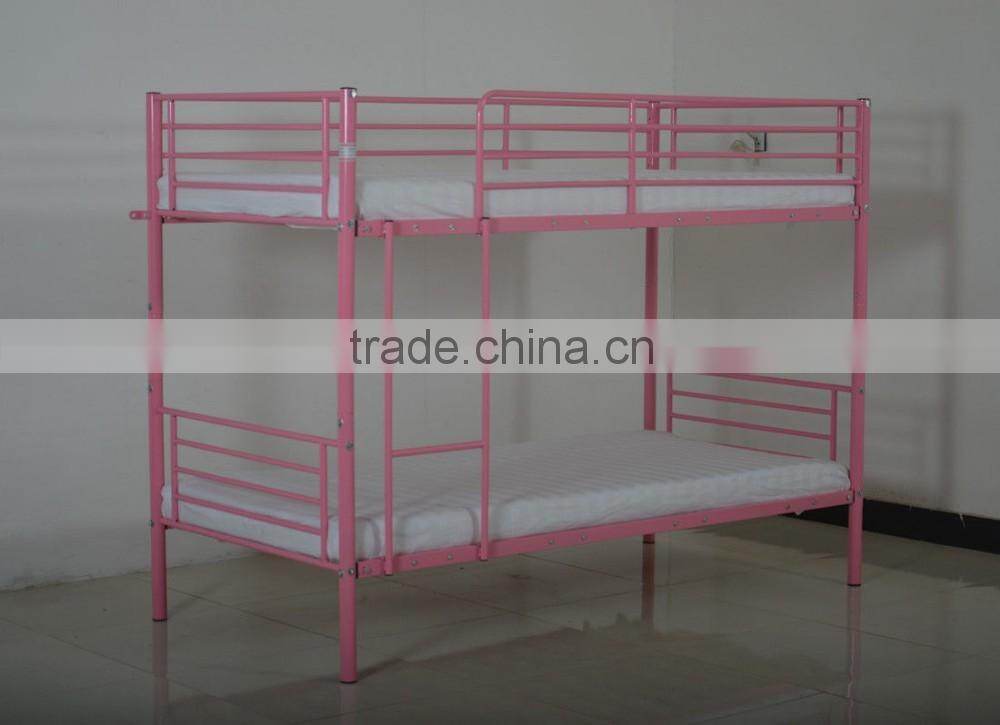 High quality school military metal bed frame separetable steel bunk bed