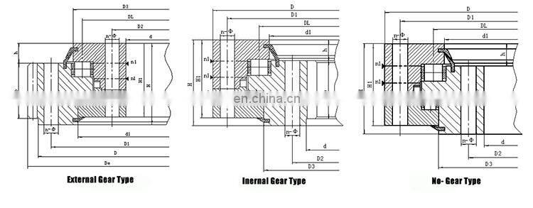 LYJW Tower Onshore Offshore Crane Slewing Ring Bearings