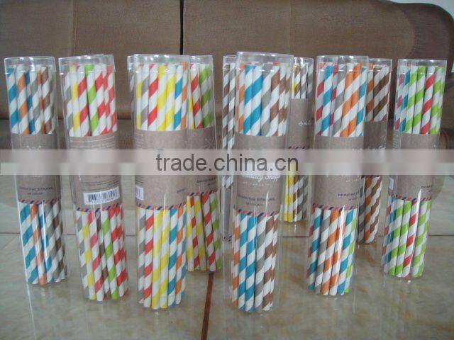 Fancy paper drinking straw
