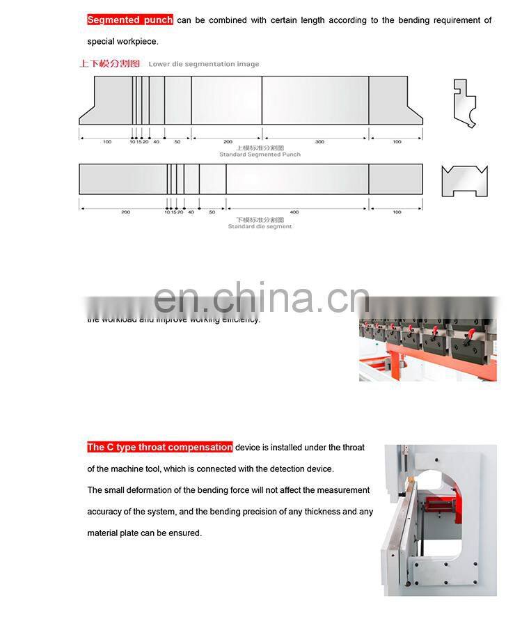 T&L Brand CNC Hydraulic press brake machine price