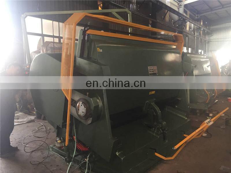ML2500 Large Hand Feed Corrugated Carton Die Cutting & Creasing Machine, Flat Bed Paper Cardboard Die Punching Cutter Press