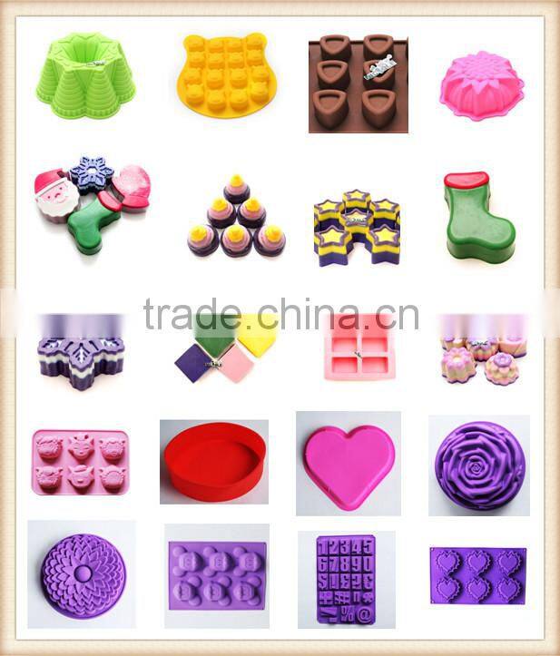 Nicole heart shape silicone jelly Pudding molds