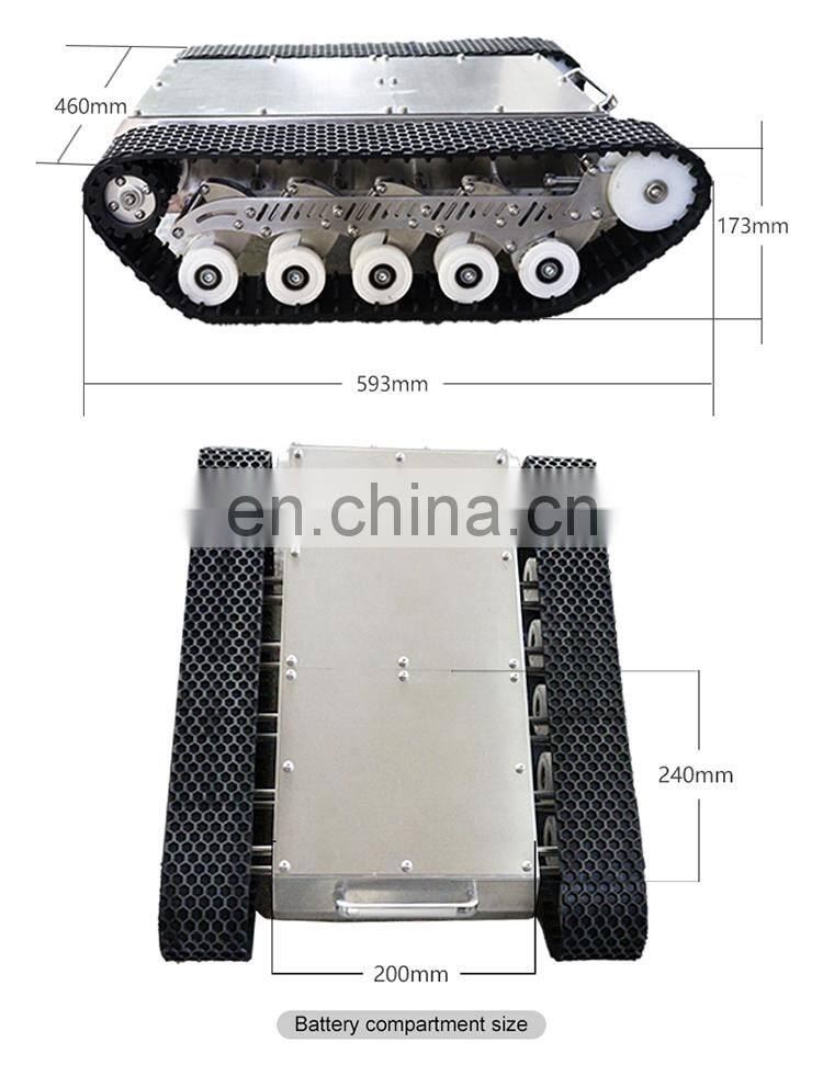Crawler Chassis Robot Crawler Platform Mini Tracked Robot Chassis