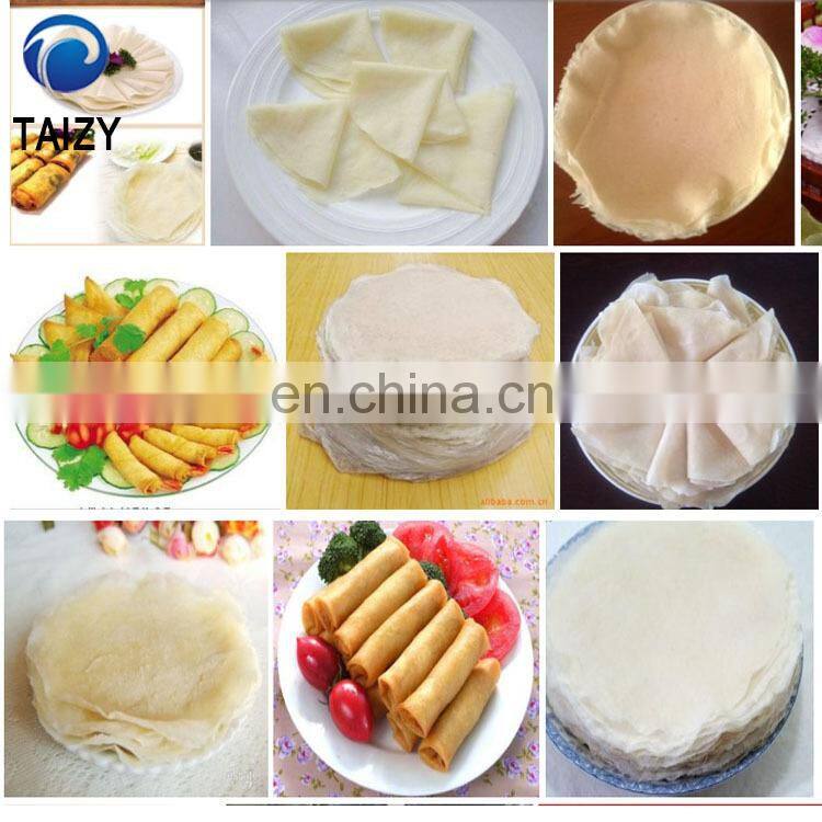 New Automatic Electric Lumpia Pastry Sheet Making Spring Egg Roll Wrapper Maker Injera Forming Machine