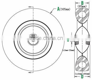 COMPETITIVE PRICES!!! 14 inch diameter pneumatic garden wheelbarrow wheel small rubber wheel 3.50-8