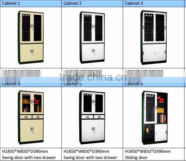 Elegant furniture small space storage cupboard swing door mini cabinet