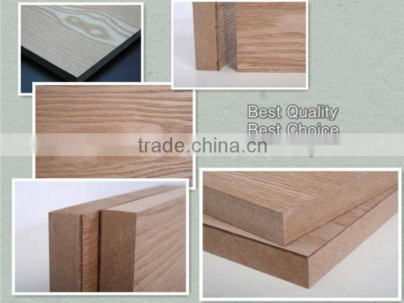 Natural raw hot sale melamine MDF in High Quality from China