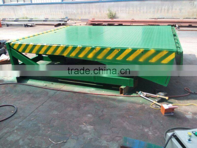 Large warehouse 6ton 8t 10t 15t 20t ramp stationary adjustment height truck dock leveler electric hydraulic dock ramp