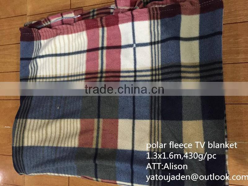 Polar fleece TV blanket