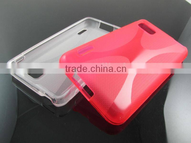 TPU X curve case for LG LS 720 MS659