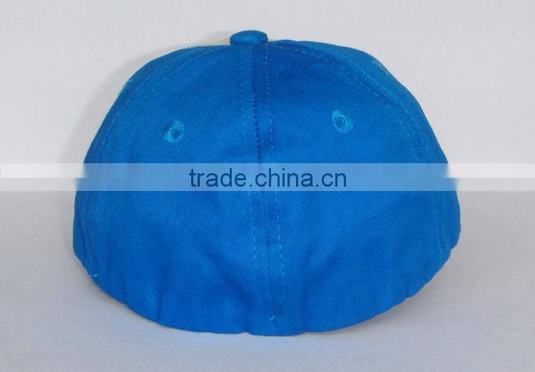 flat short brim 5 panel cap with printing logo