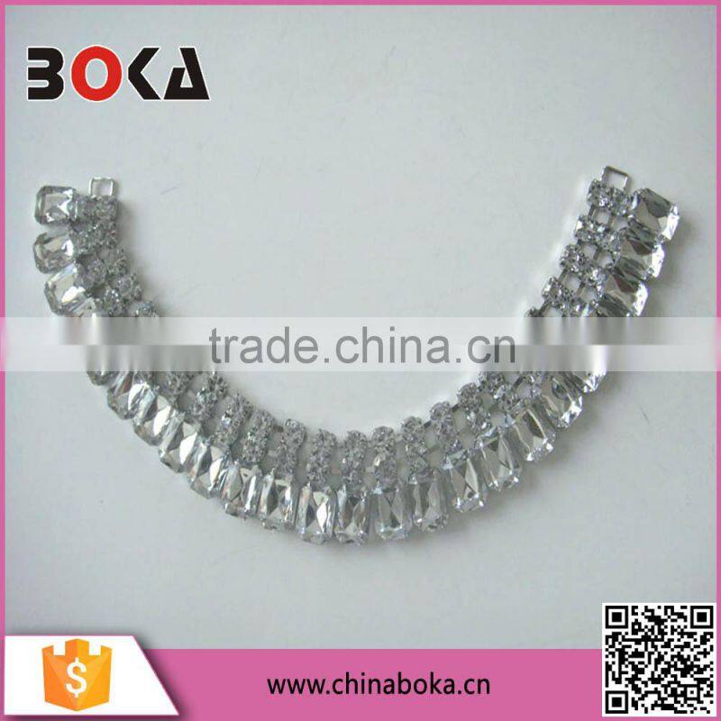 high quality fashion metal rhinestone buckle,garment decoration