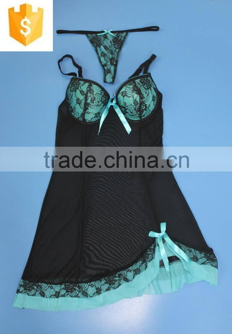 high quality sexy babydools lingerie, 2016 new arrival wholesale sexy lady lingerie nighty