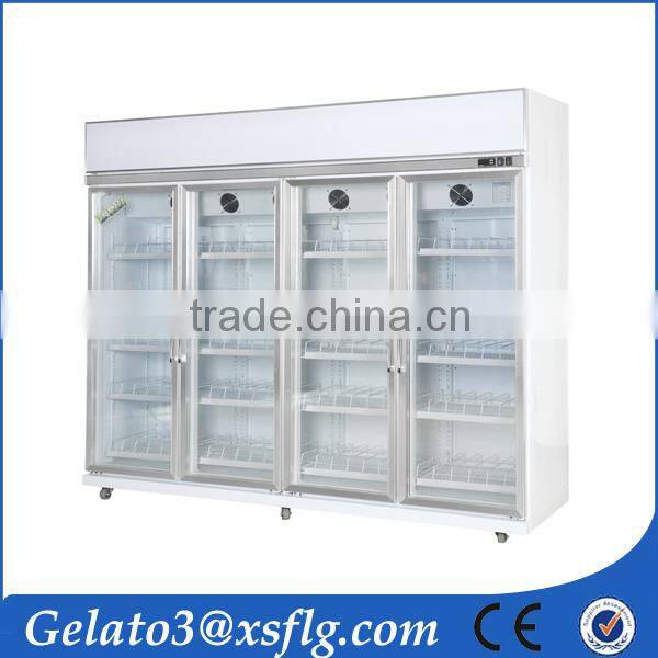 Supermarket used refrigerator open display case
