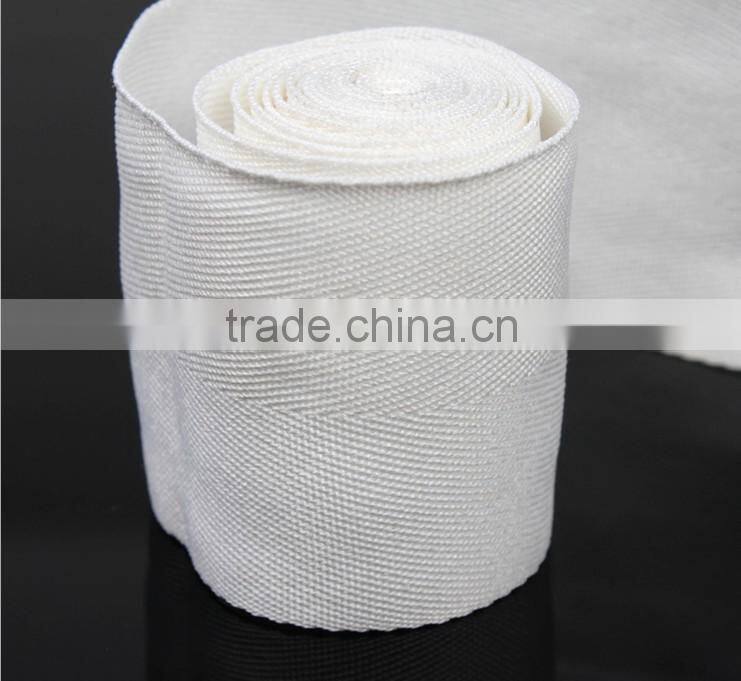 Webbing Custom Wholesale,Herringbone White Polyester Cotton Widen Eco-Frendly Webbing,Luggage Apparel Accessories Webbing