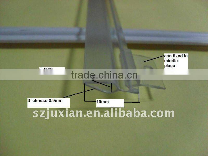 plastic hanging clip/plastic clip plastic strip pvc hang clip