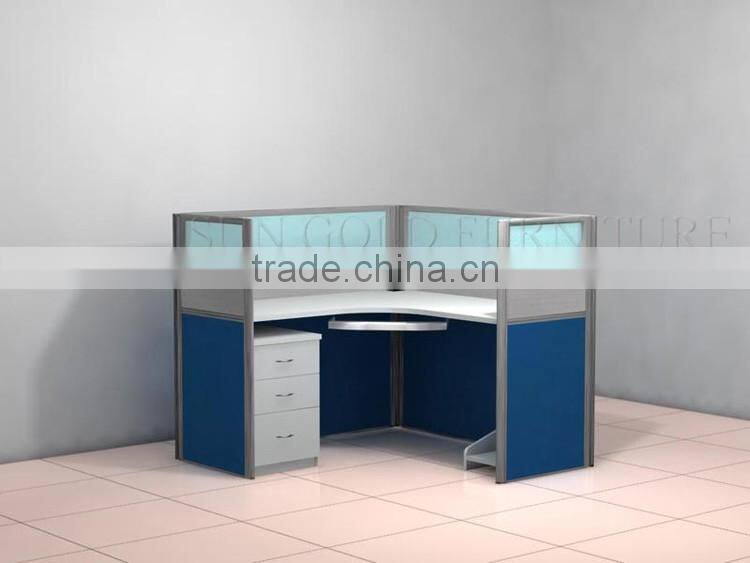 Modern office computer workstation for 2 person desk (SZ-WSB331)