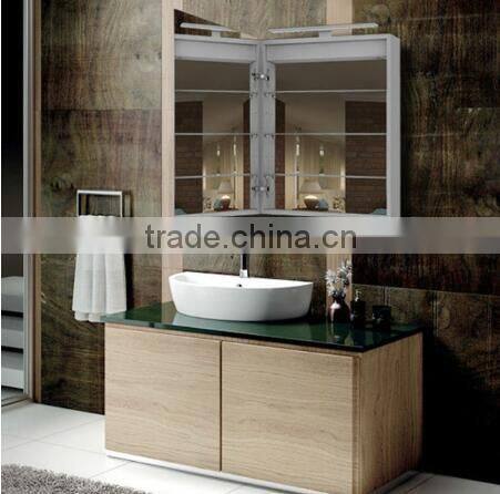 wall mounted Aluminum bathroom mirror cabinet