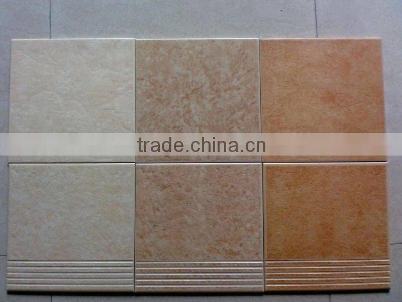300*300mm ceramic step tile(sloped with stripes)