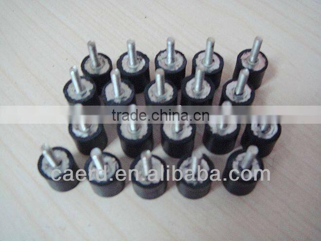 low noise columniform rubber mount