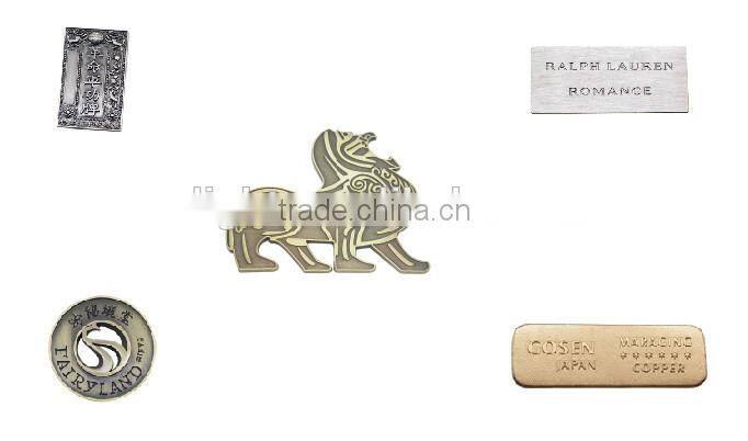 China supplier custom religious style new design metal label