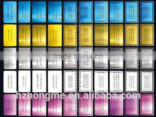 New! High Quality cheap membership cards print metal business cards made from china