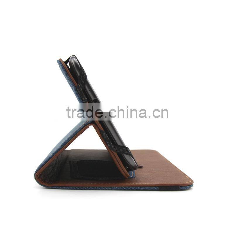 7" universal flip case with stand,Double-face 7" universal flip case,New design & Jeans style universal flip case