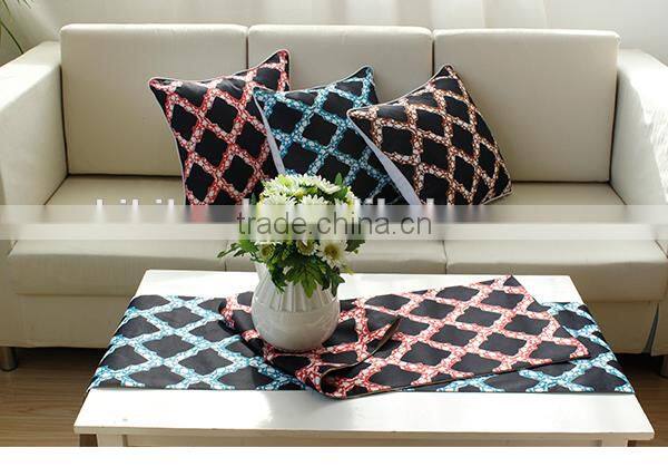 2015 Kikiland latest design high quality organza table runner