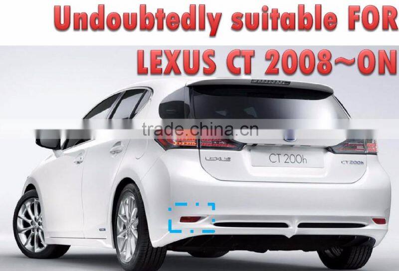FOR LEXUS CT200H Car Tail LIGHT Red Brake warning REAR BUMPER LIGHT