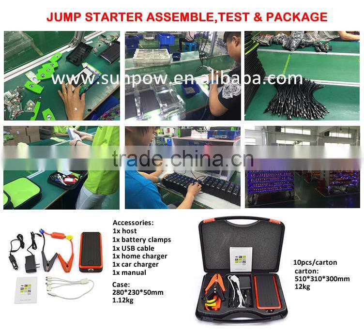 portable car battery jump starter 12v car jump starter
