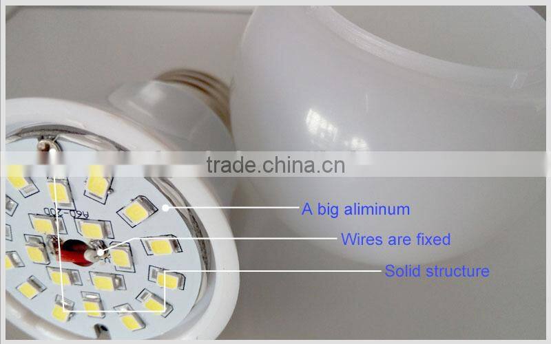 Pure aluminum Shell E26 E27 B22 5W 5630SMD LED bulbs A60 led bulb light