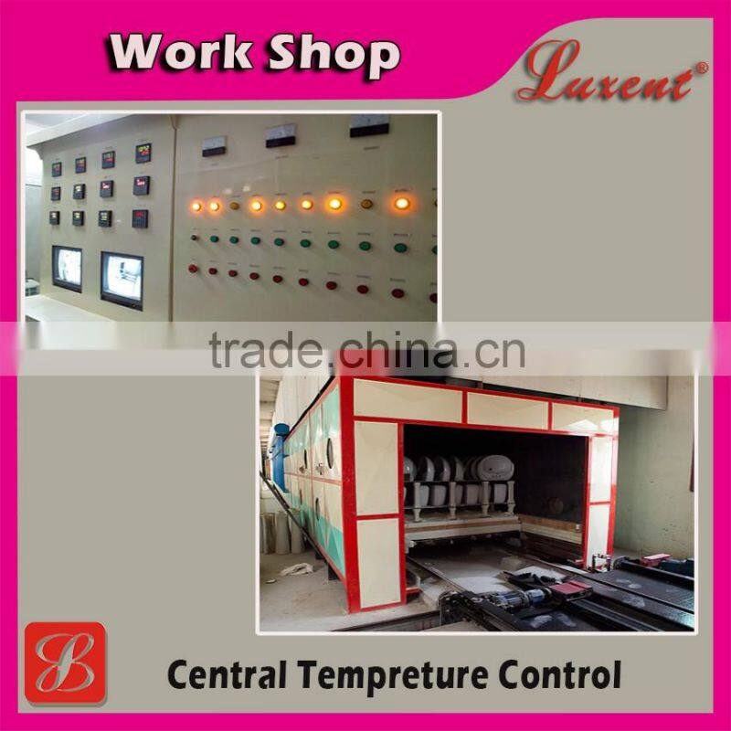 Colorful ceramic wash room 17"Lavatory Basin Light Blue