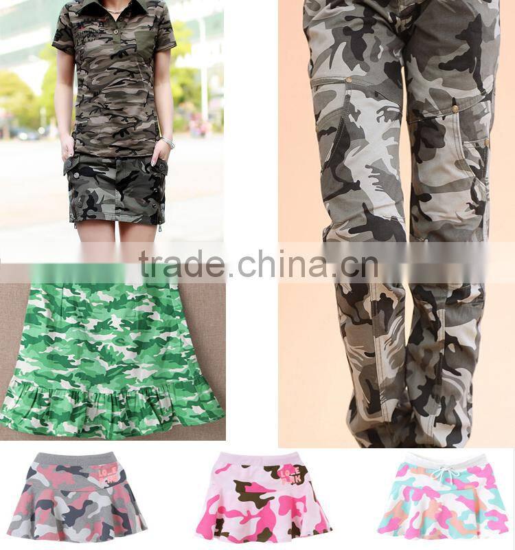 army polyester twill camouflage fabric at cheap price