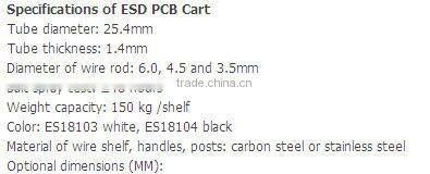 ELECTRO STATIC DISCHARGE PRODUCTS ESD TROLLEY