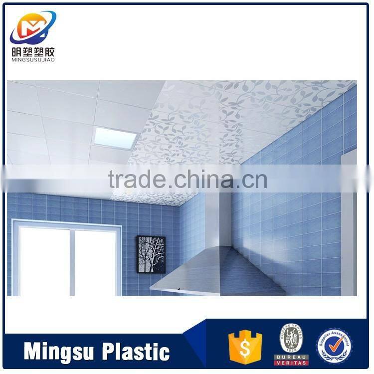 China factory lightweight waterproof wallpaper PVC ceiling panel