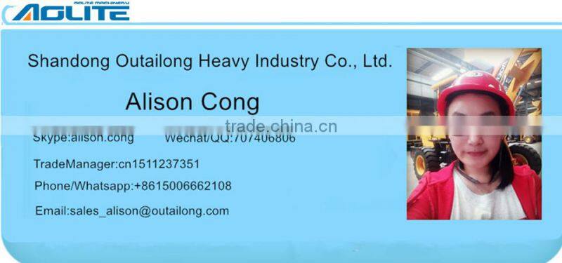 1500kg rated load LED light loaders for sale with snow plow