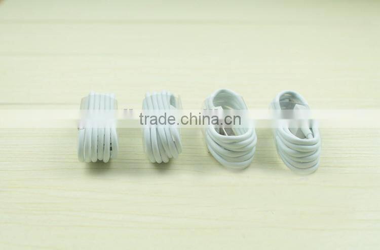 Top quality usb cable types support latest ios8 data sync Genuine 8 pin usb cable for iphone 5
