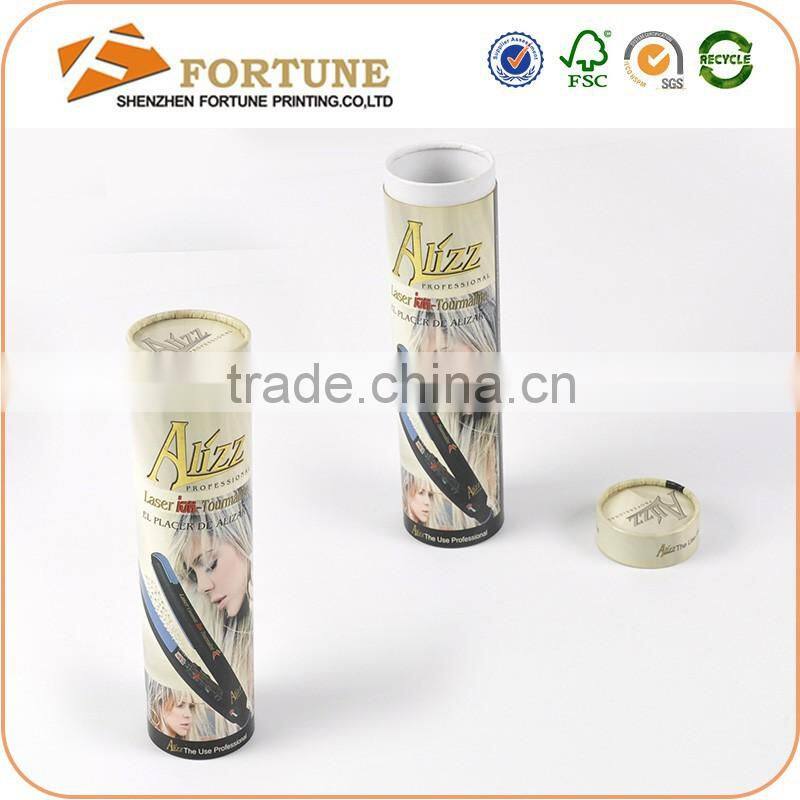 Wholesale kraft paper packaging round tube paper packaging box