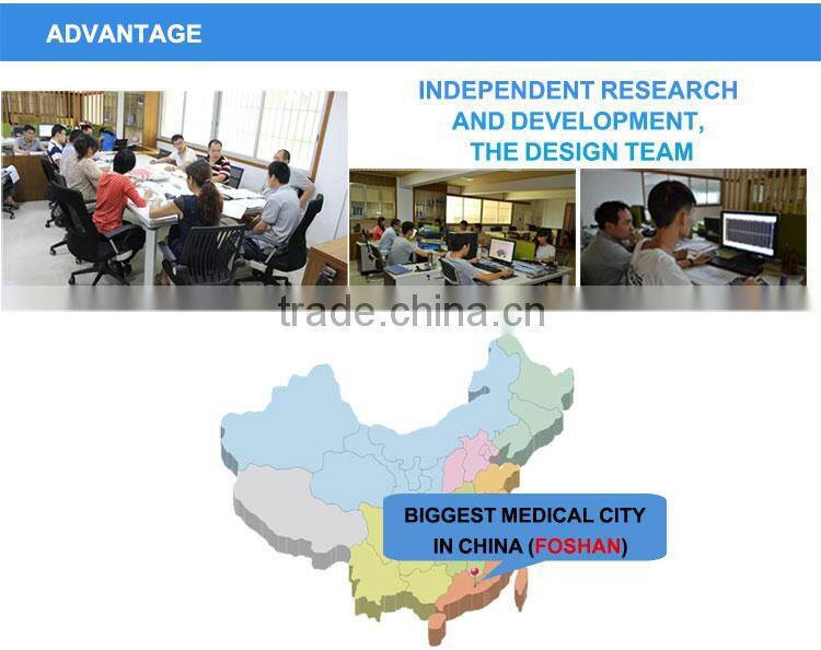 supply folding cot three column electric bed with three revolving levers