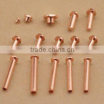 Good conductivity tubular rivet with SGS approved