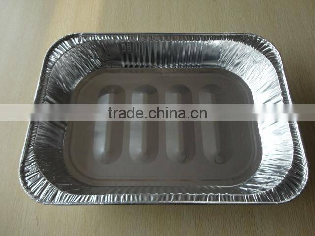 Best-selling of the Disposable Aluminum Foil Rectangle Food Container For Turkey
