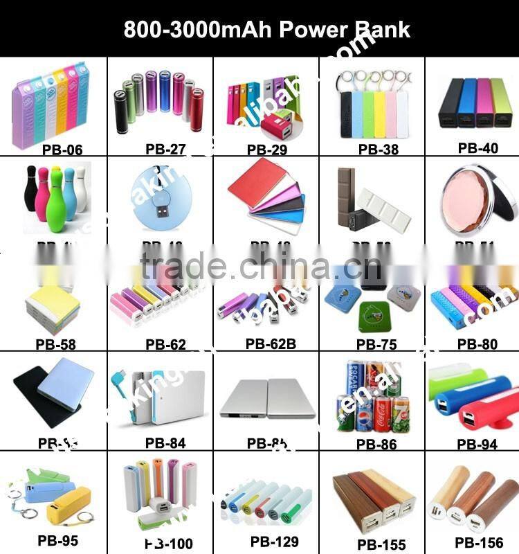 USB Charger Power Bank, circular Power Bank 2200mAh, universal Charger Power Bank CE FCC ROHS