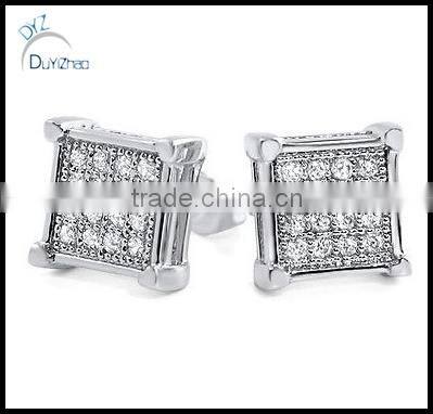 sterling silver cz earrings