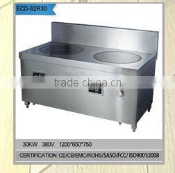 380V stainless steel single burner soup induction cooker
