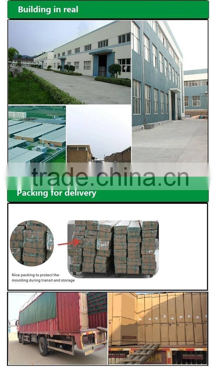 Green MDF Wrapped Ash veneer wood moulding