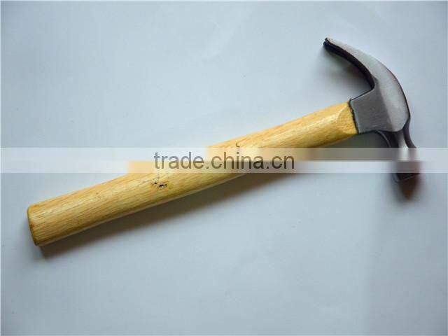 High Quality Claw Hammer (rubber &wooden handle) hand tools garden hammer