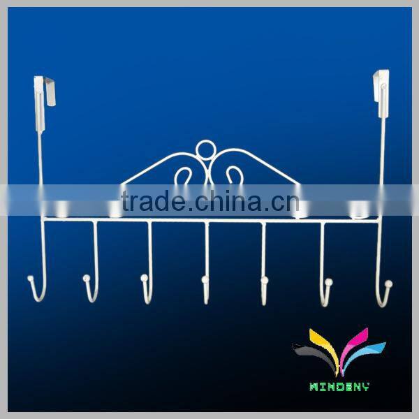 6 pegs 4mm thickness wall rack metal latch hook