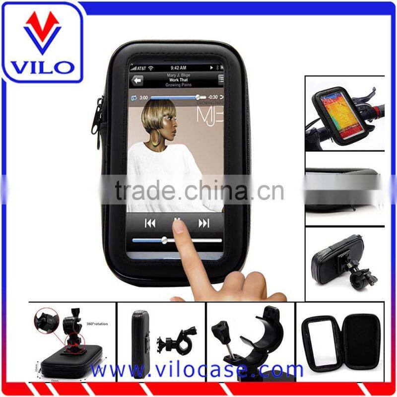 Ajustable 360 degree rotating mobile phone holder for bikes